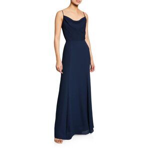 Wayf Navy Blue Wedding Dress